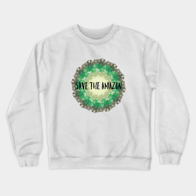 Save the amazon Crewneck Sweatshirt by pepques